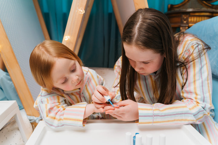 20 Free Non Toxic Kids Scented Nail Polish - Blueberry Muffin