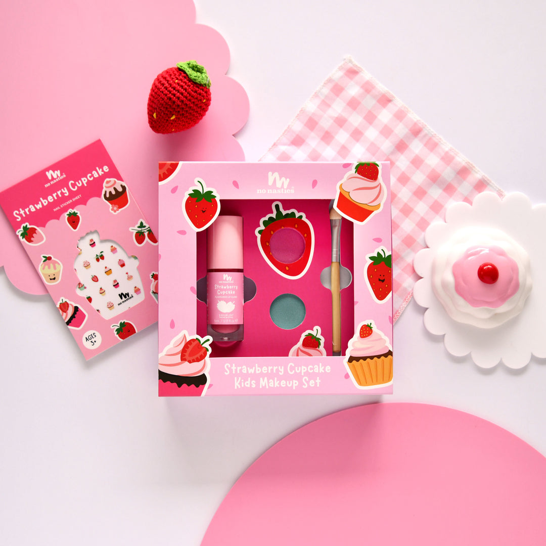 Strawberry Cupcake Gift Set