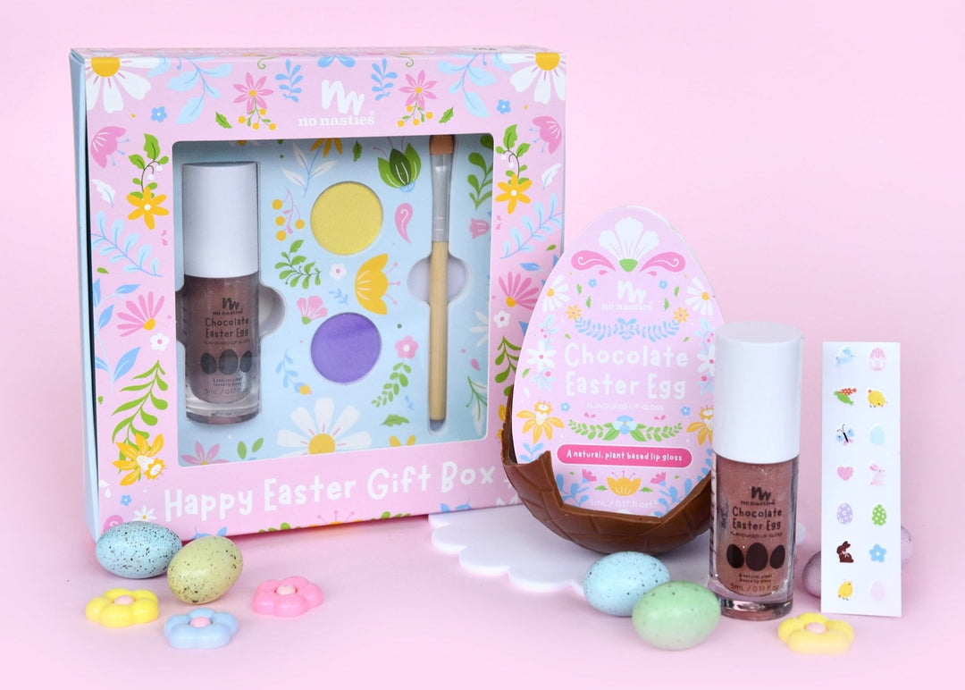 No Nasties Kids is proud to be featured in War Paint Magazine for our Easter makeup gift set – natural, non-toxic and vegan play makeup for children.