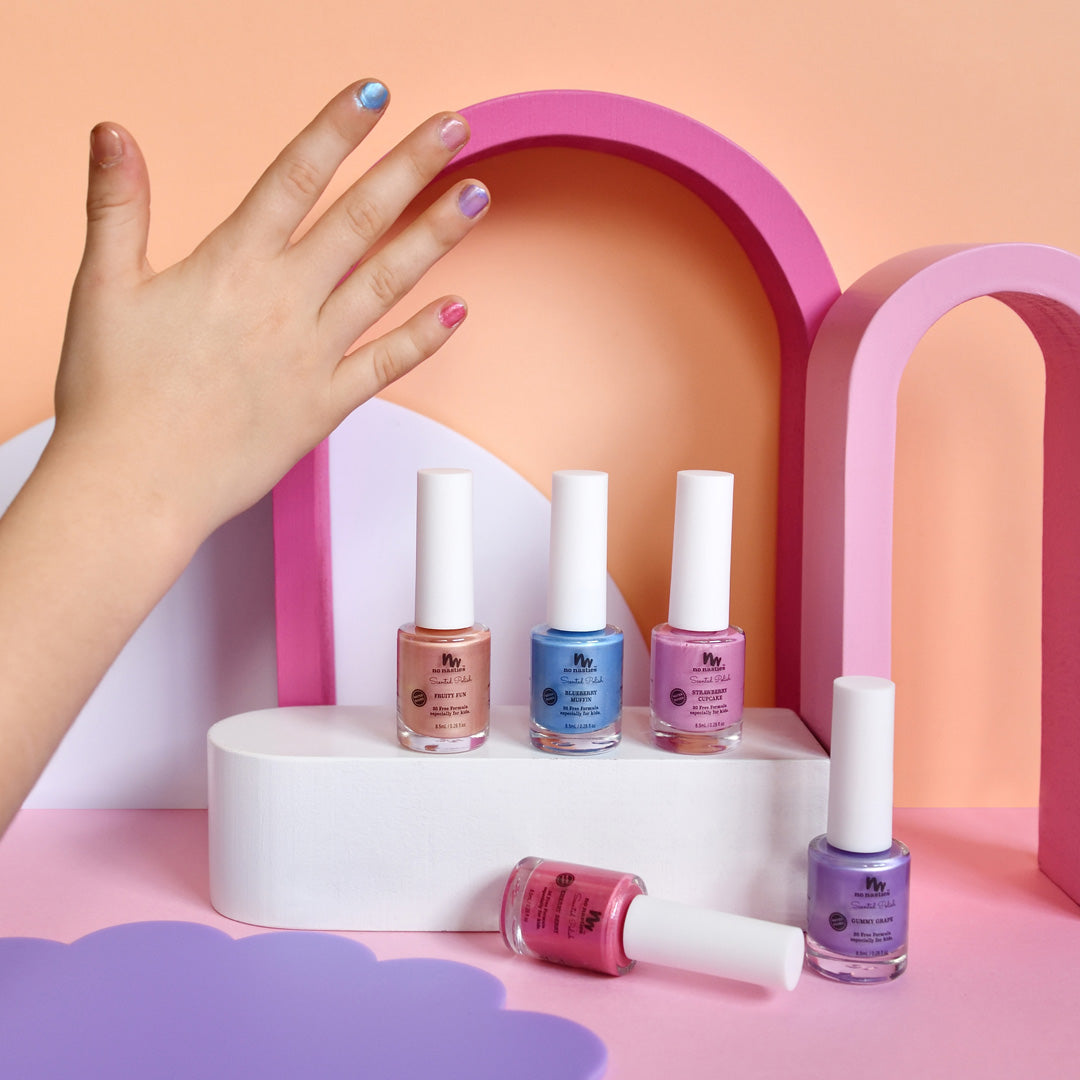Kids Scented Nail Polish Pamper Party Set