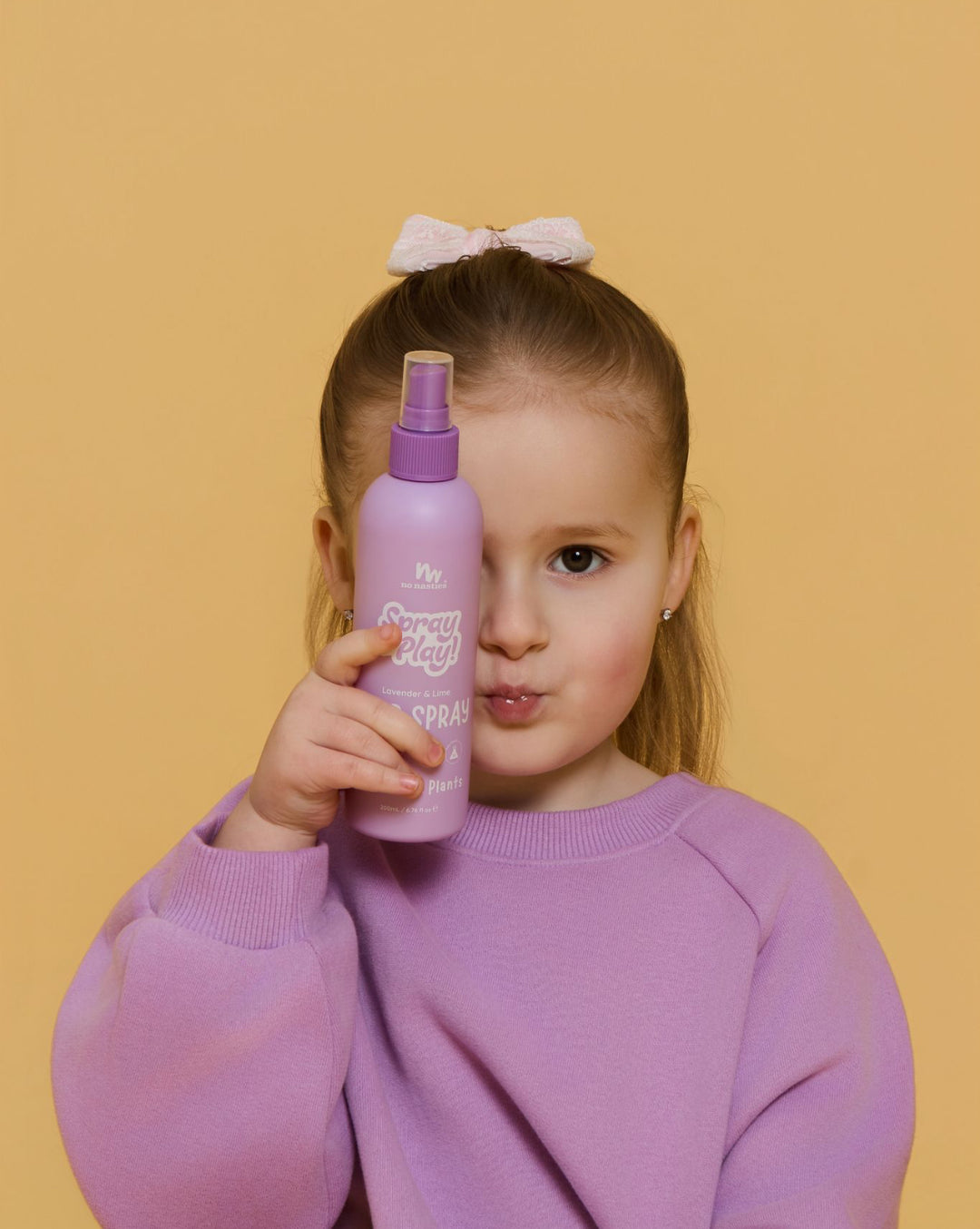 No Nasties Plant Based Alcohol Free Hair Spray - Lavender and Fresh Lime 200ml