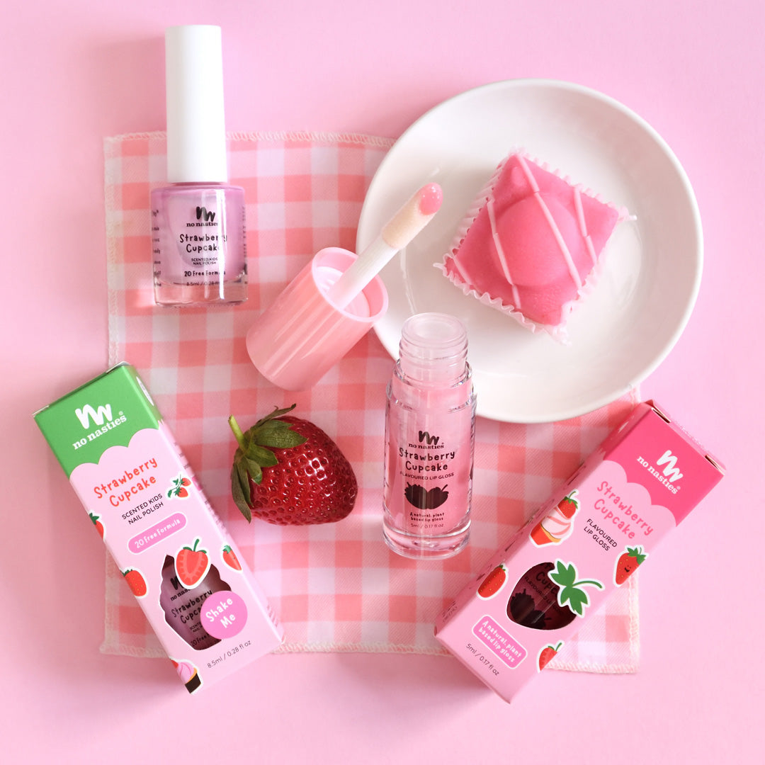 Strawberry Cupcake Collection Set for Kids