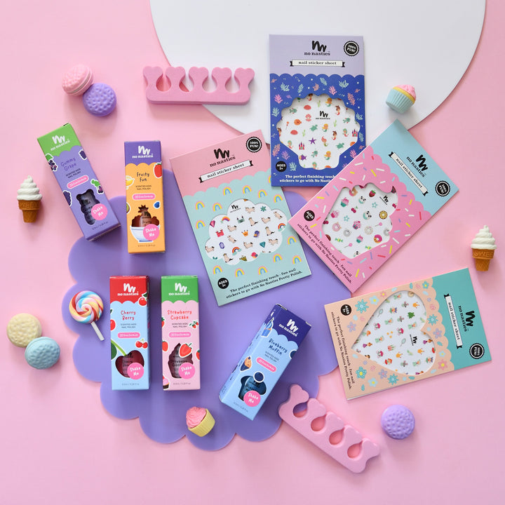 Kids Scented Nail Polish Pamper Party Set