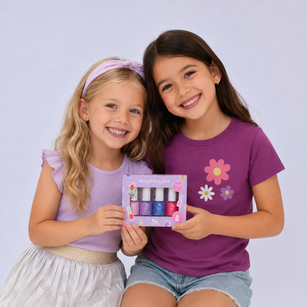 Kids Nail Spa Party Pack – Water-Based Nail Polish Gift Set