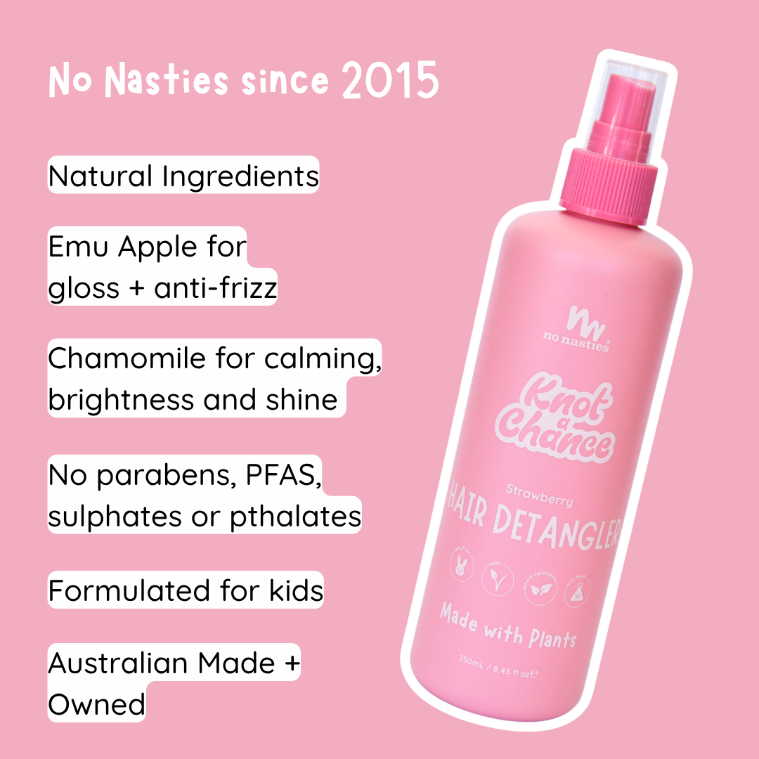 No Nasties Hair Detangling Spray in Strawberry 250ml